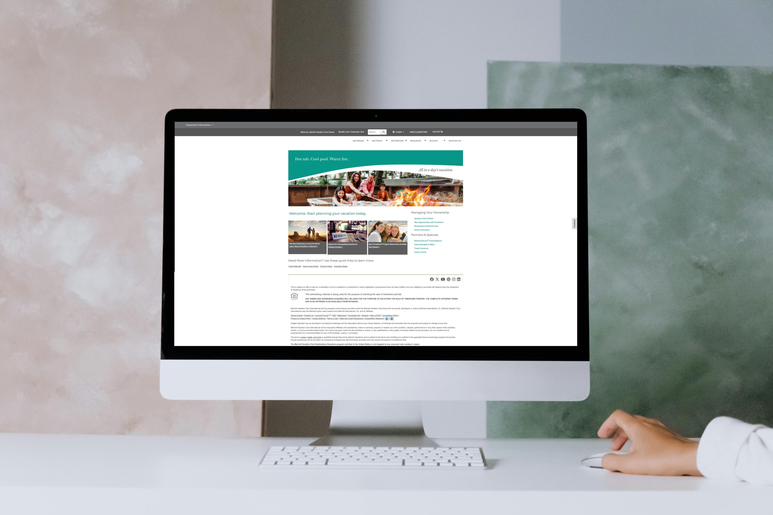 marriott vacation club website