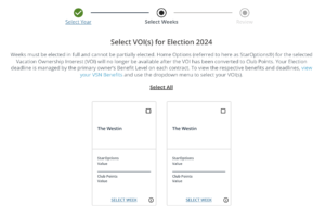 Select Vacation Ownership Interest