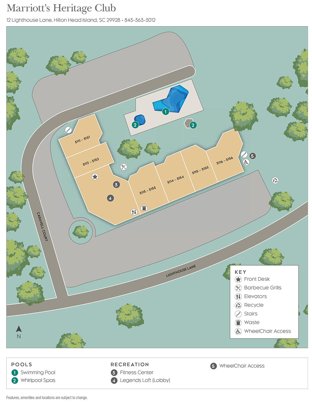 Marriott Heritage Club Resort Map