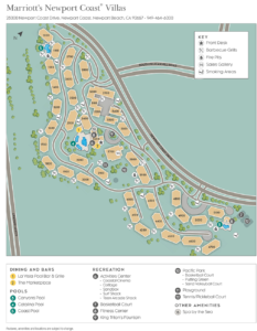 Marriott Newport Coast Resort Map