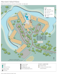 Marriott Sabal Palms Resort Map