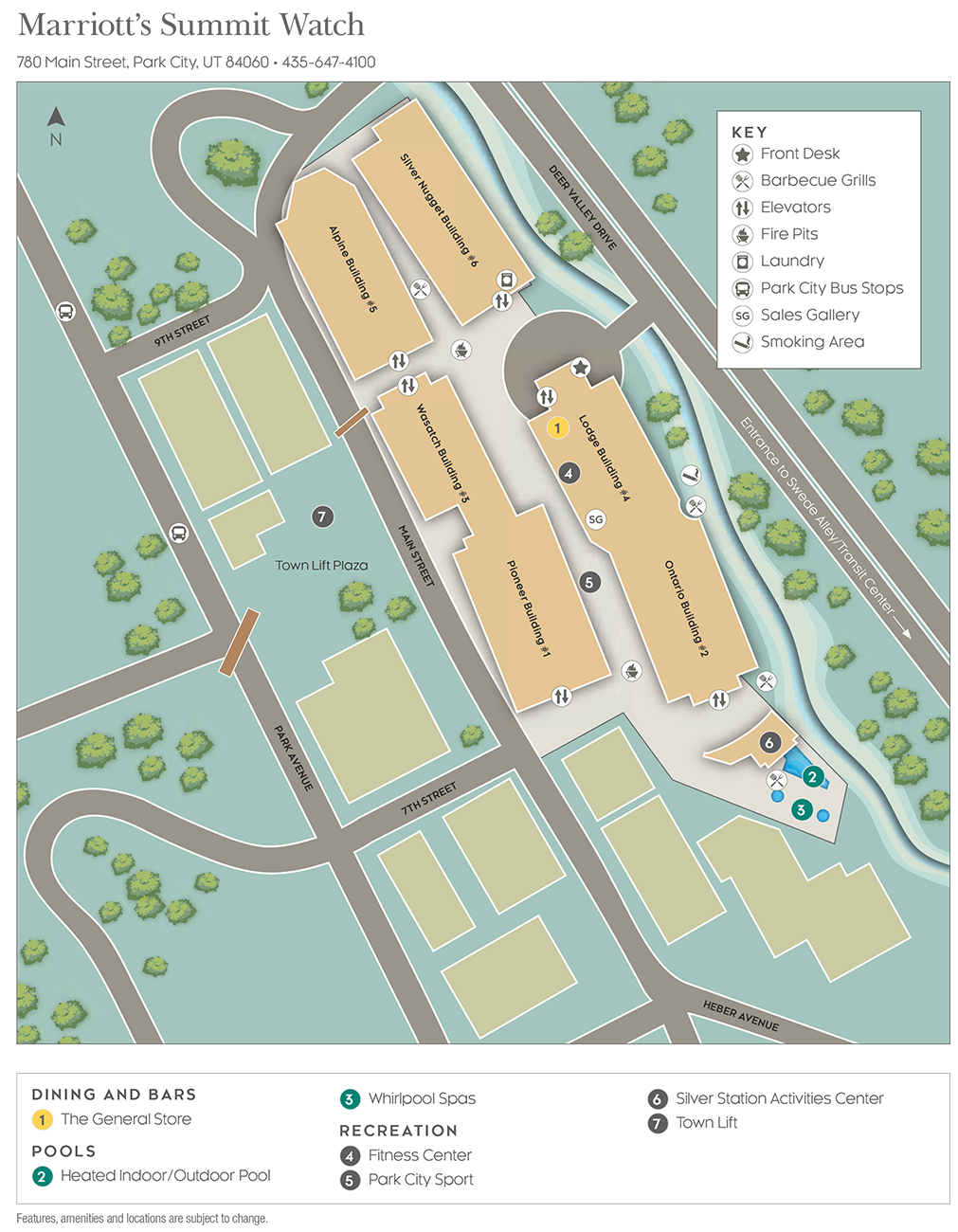 Marriott Summit Watch Resort Map