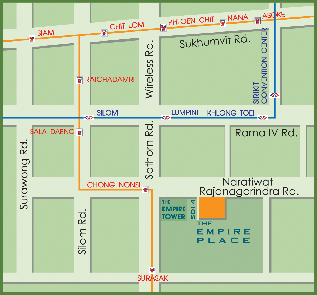 Marriott Vacation Club at The Empire Place Resort Map