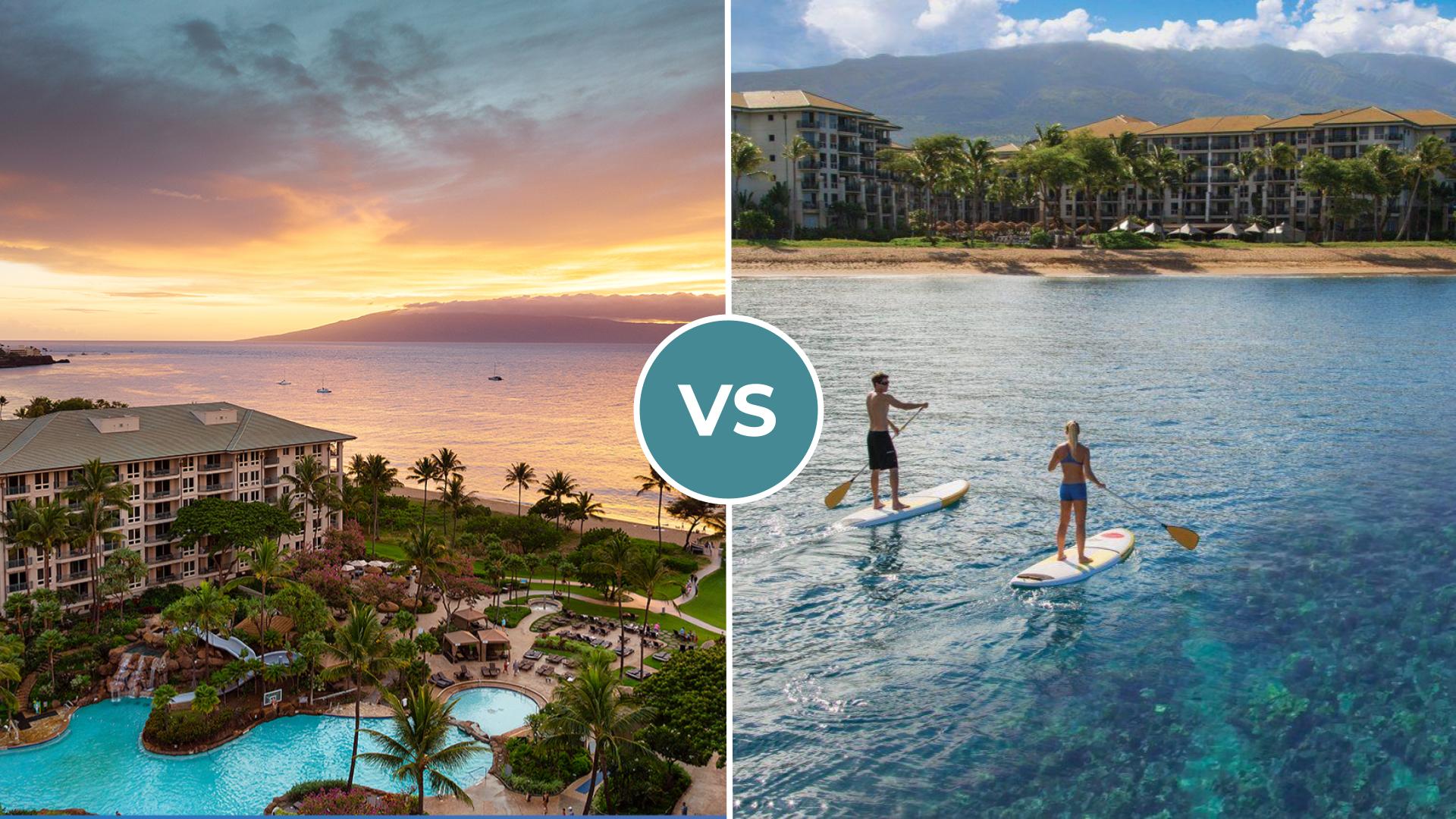 Westin Kaanapali Ocean Resort Villas North vs South