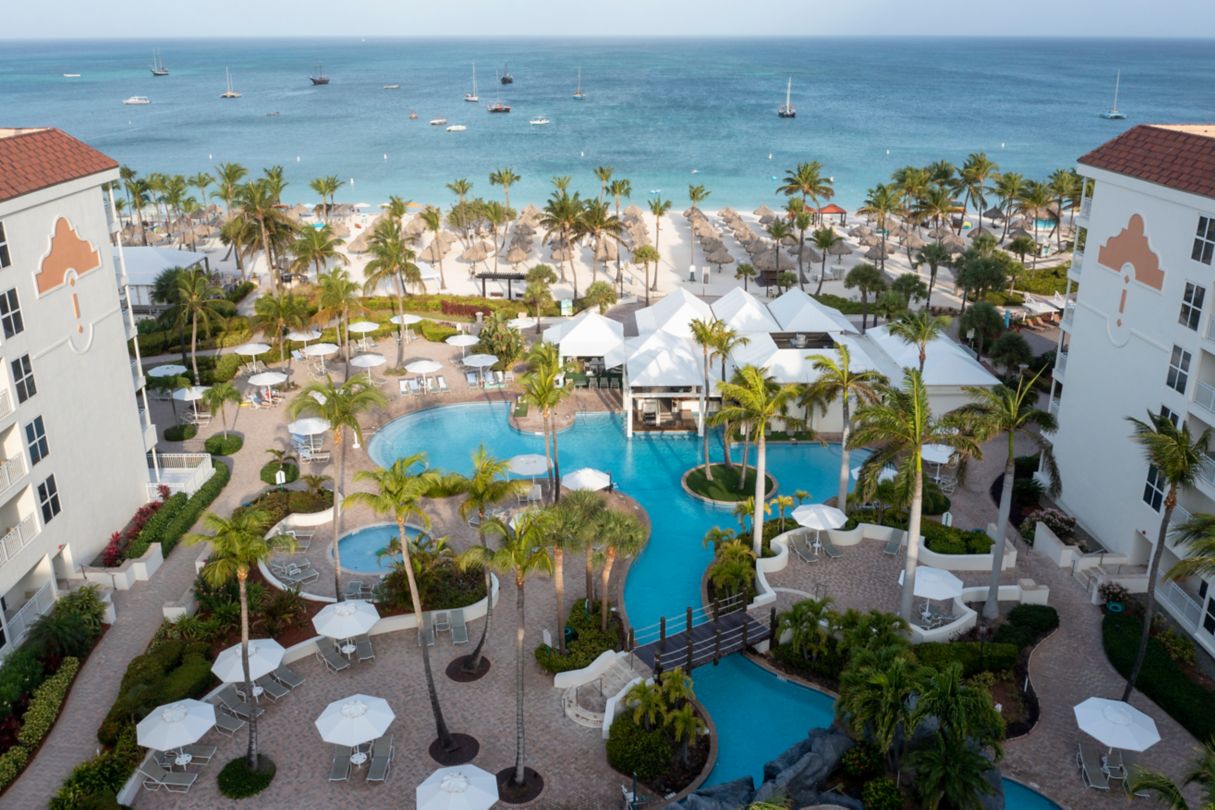 Aruba Ocean Club Pool View