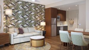 MVC Waikiki One-Bedroom King Villa Living Dining Room