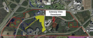 Proposed location of the Gateway Vista