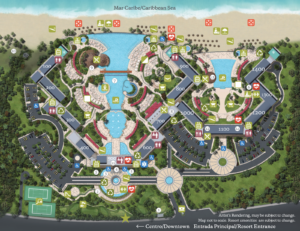 Westin Lagunamar Ocean Resort Map