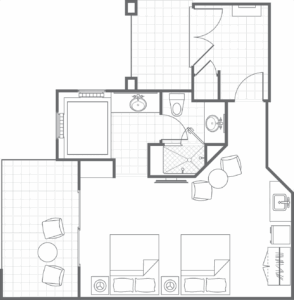 Marriott Desert Springs 1 Studio floor plan