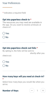 Your Preferences