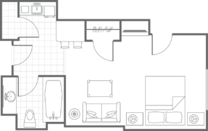 Guestroom MountainSide Floor Plan
