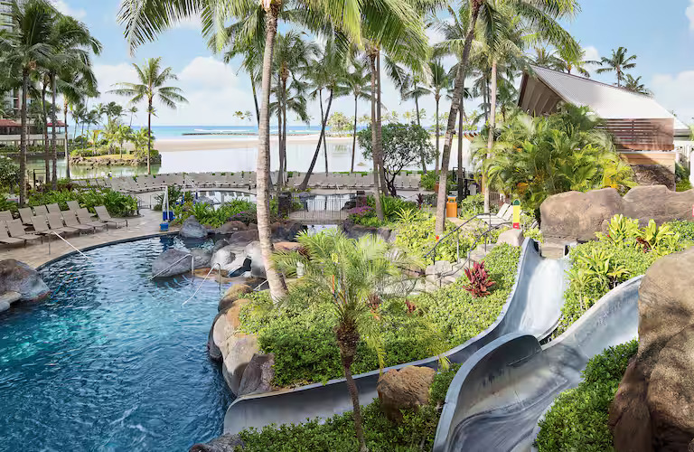 Hilton Grand Waikikian slide
