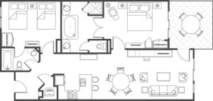 Mai-Khao-Beach-Two-Bedroom-Apartment-Floor-Plan