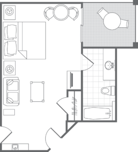 Studio Harbour Lake Floor Plan