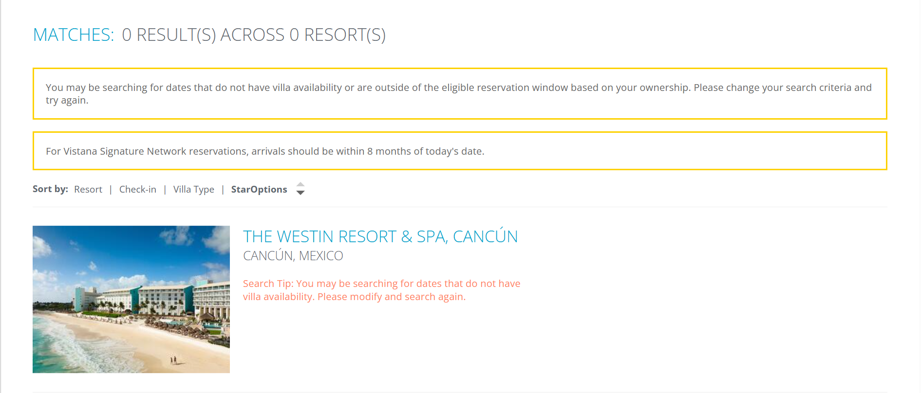Westin Resort & Spa Cancun Availability