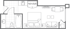Shadow Ridge The Villages Typical Guestroom Floor Plan
