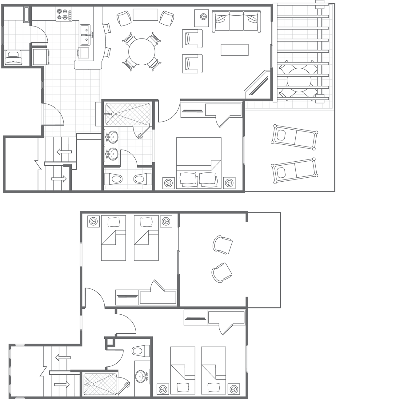 Son Antem Three-Bedroom Townhouse Floor Plan