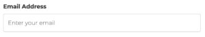 Email input field