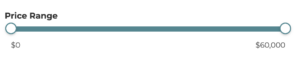 Price range slider
