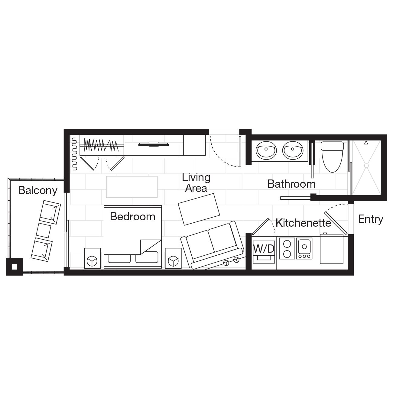 Sheraton Kauai Resort Villas Studio Villa Floor Plan