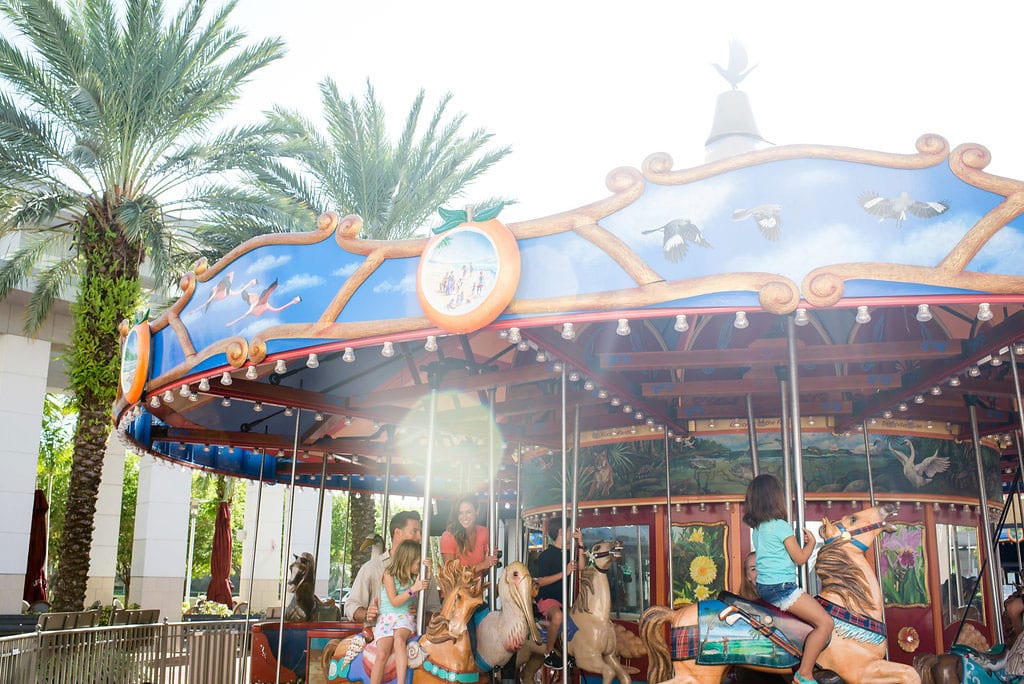 Downtown at the Gardens Carousel
