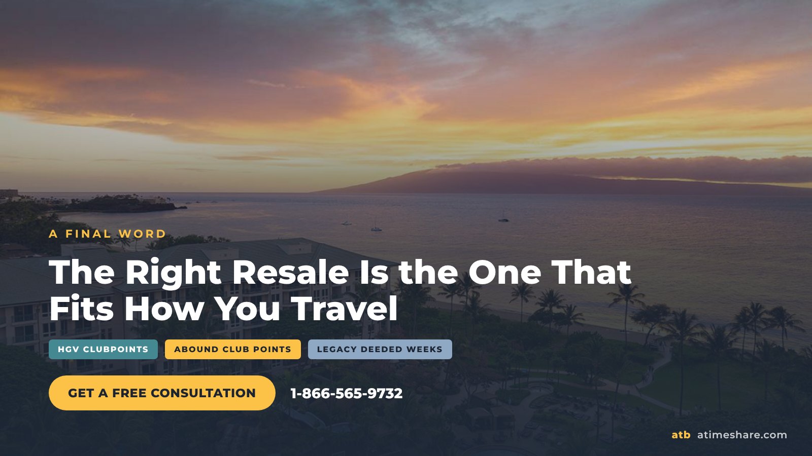Find the Hilton or Marriott resale ownership that fits how you travel